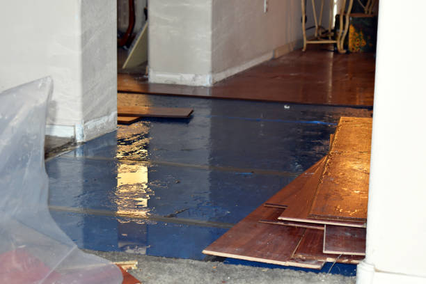Professional Emergency Water Damage Restoration technician working in Mather, CA
